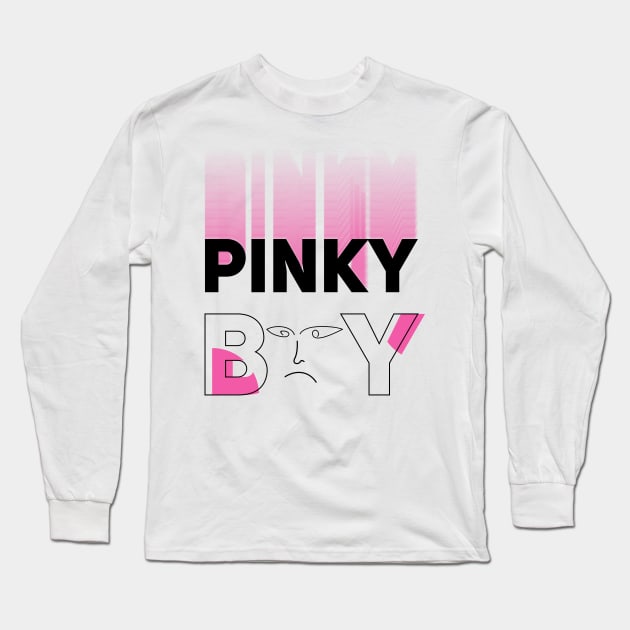 PINKY BOY Long Sleeve T-Shirt by Aloenalone